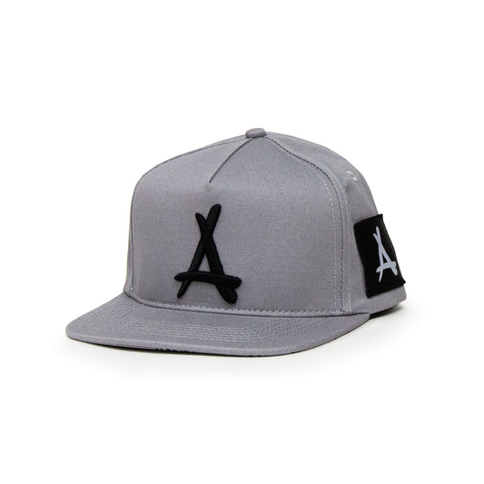 AOP SNAPBACK (GREY + BLACK)