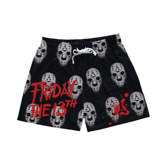 FRIDAY THE 13TH GYM SHORTS