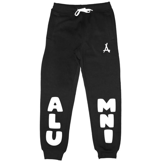 PUFF PRINT JOGGERS (BLACK)